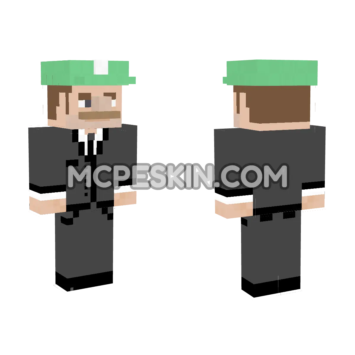 Luigi 4 4D Minecraft Bedrock skin