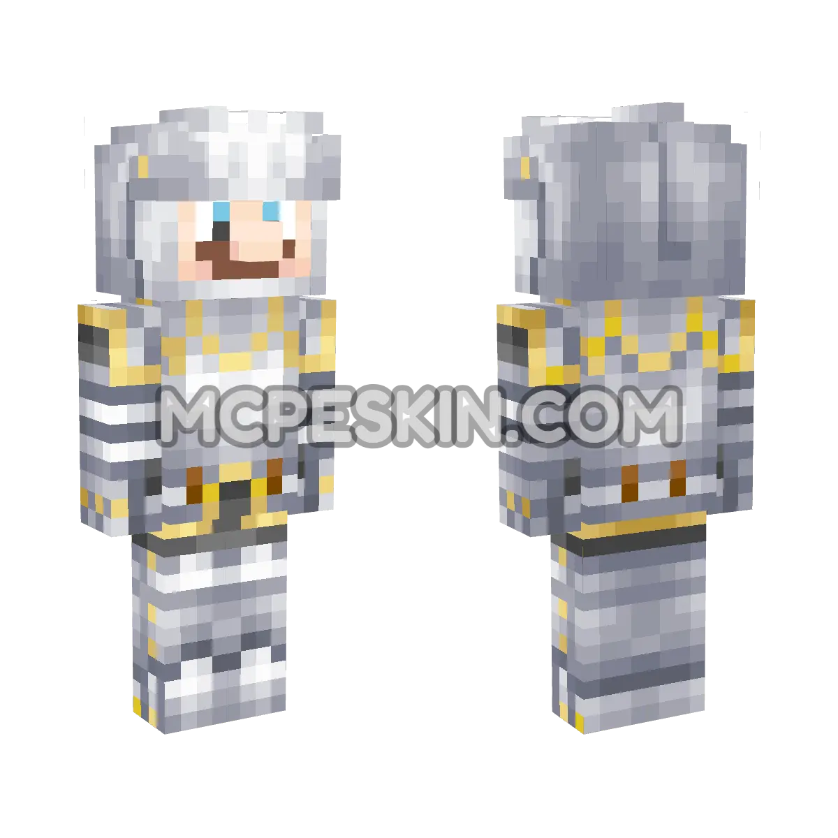 Luigi (Knight) 4D Minecraft Bedrock skin