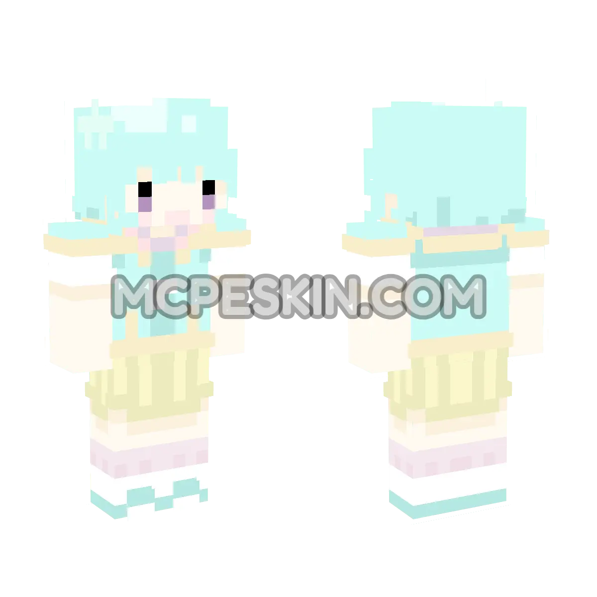 LuluttoLilly: Fuu Nonoyama 4D Minecraft Bedrock skin