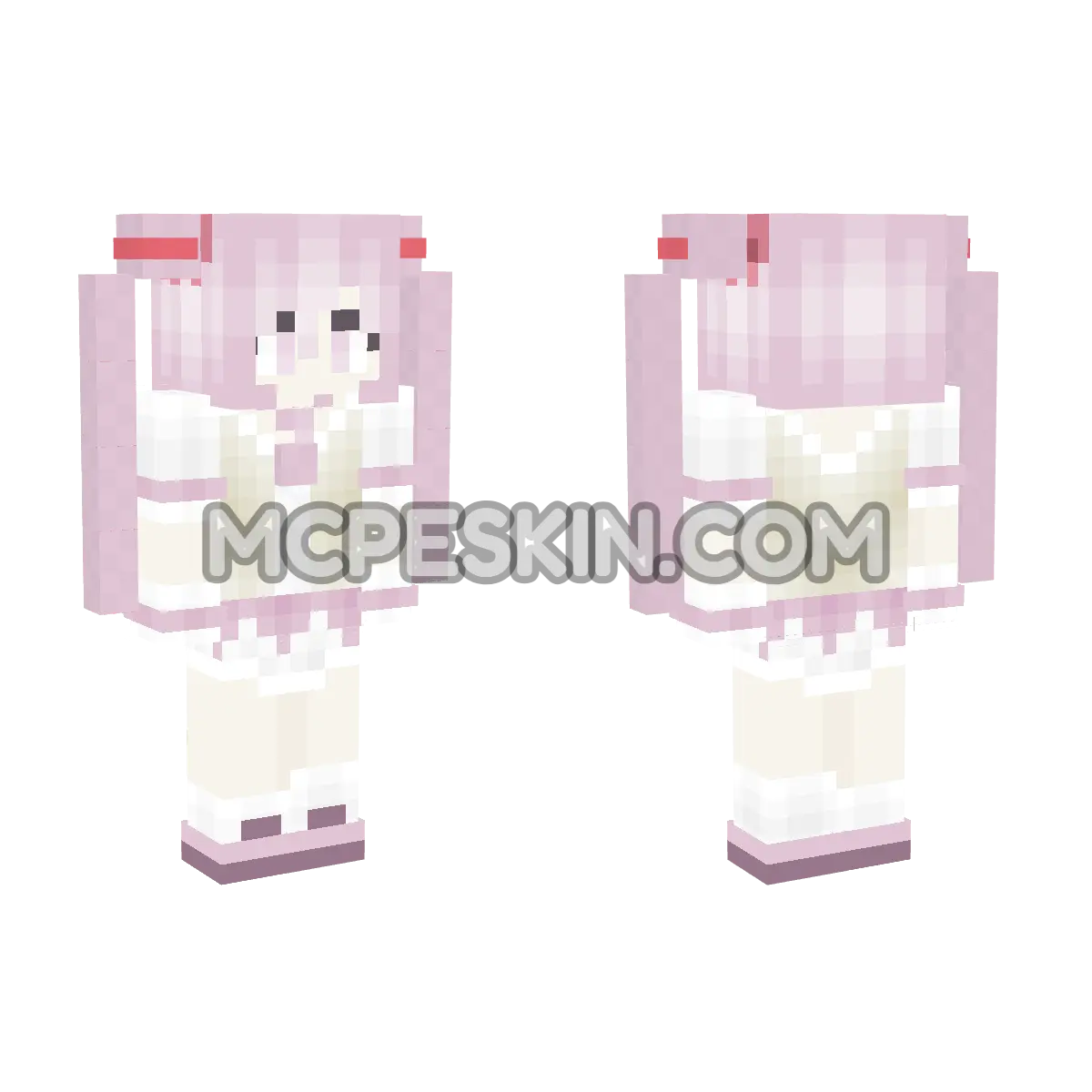 Madoka Kaname 10 4D Minecraft Bedrock skin
