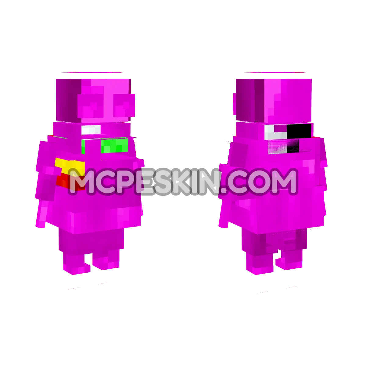 Magenta REPO 4D Minecraft Bedrock skin