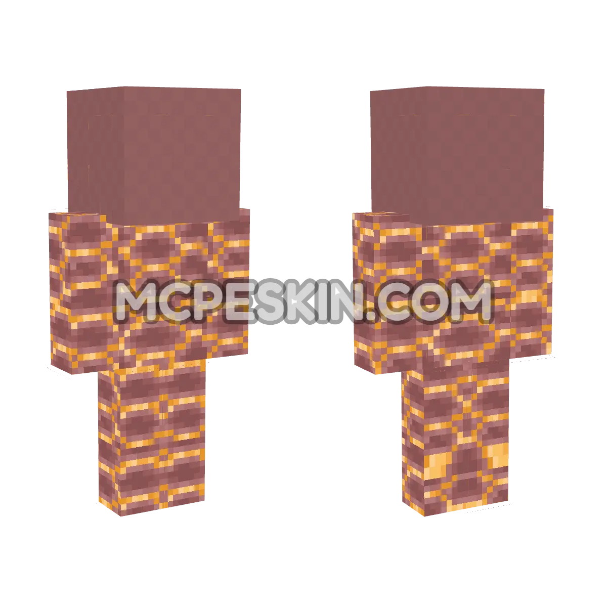 Magma Cube 14 4D Minecraft Bedrock skin