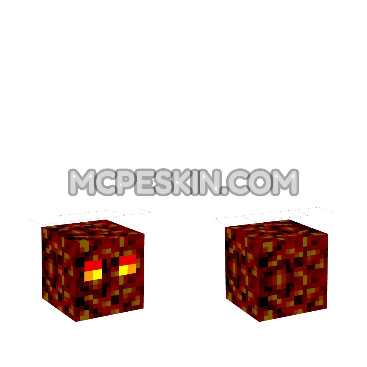 MagmaCube 4D Minecraft Bedrock skin