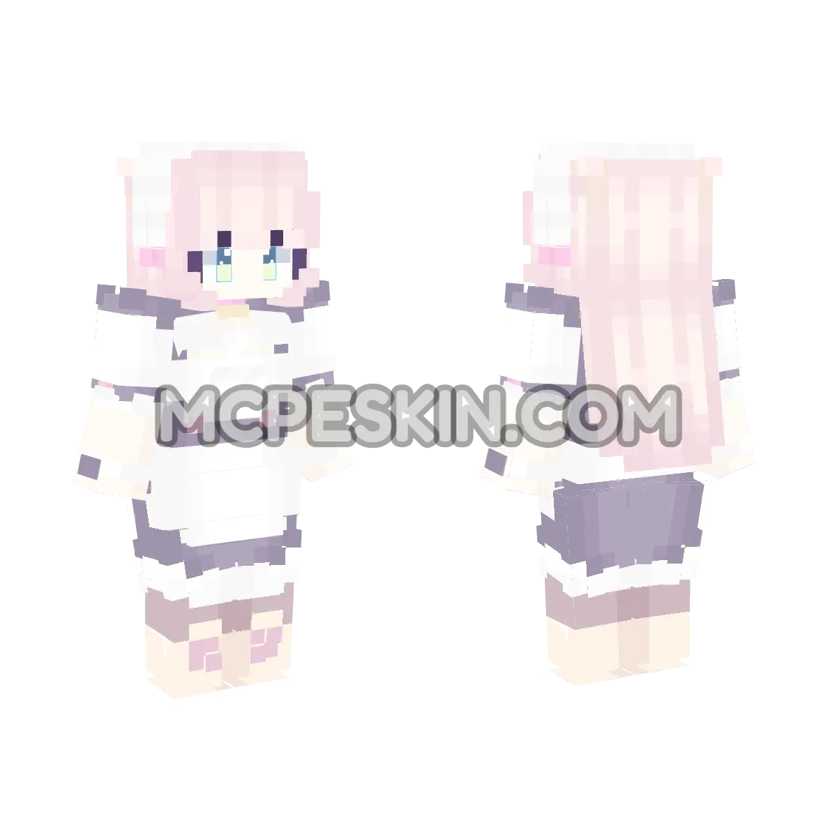 Maids 4D Minecraft Bedrock skin