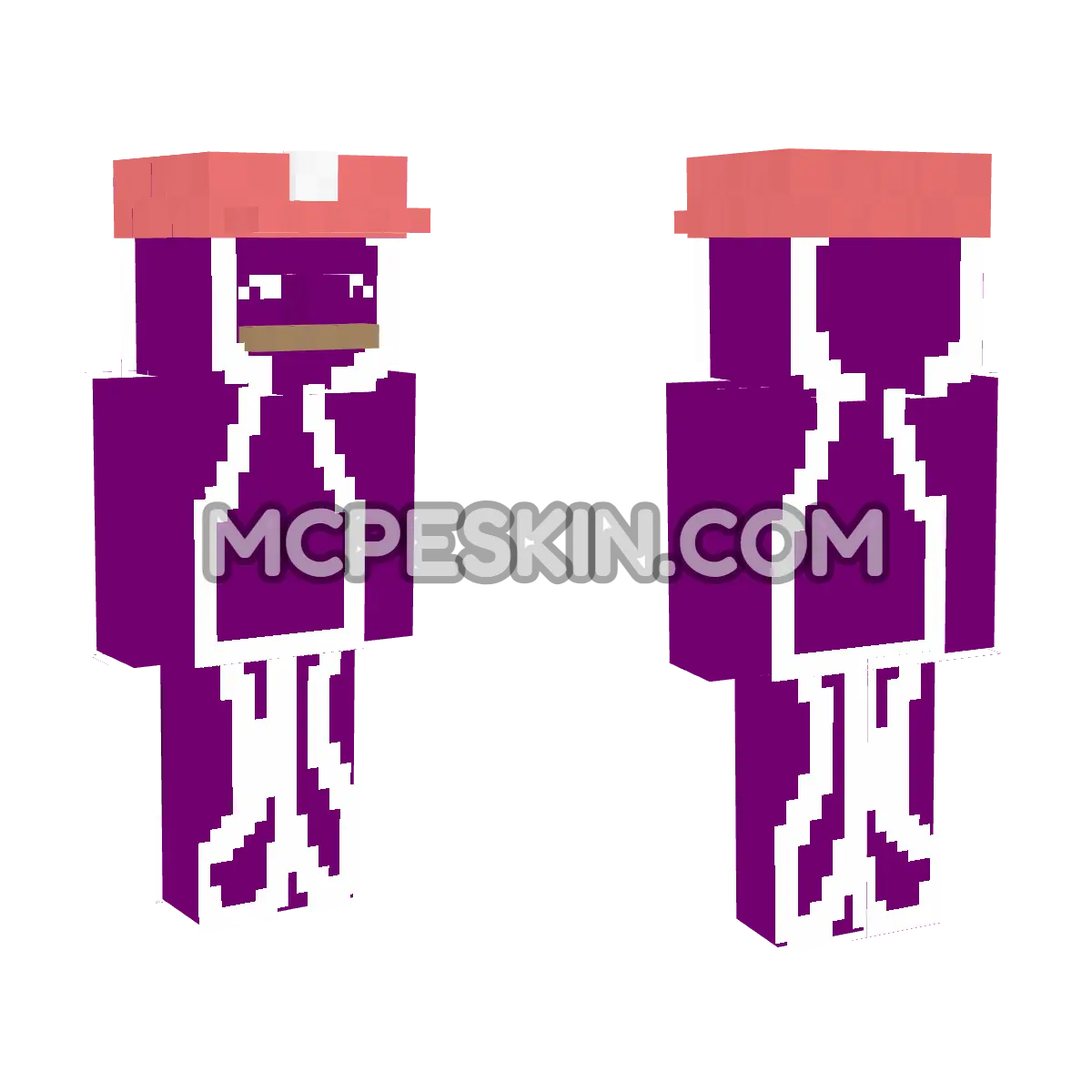 Mario 13 4D Minecraft Bedrock skin