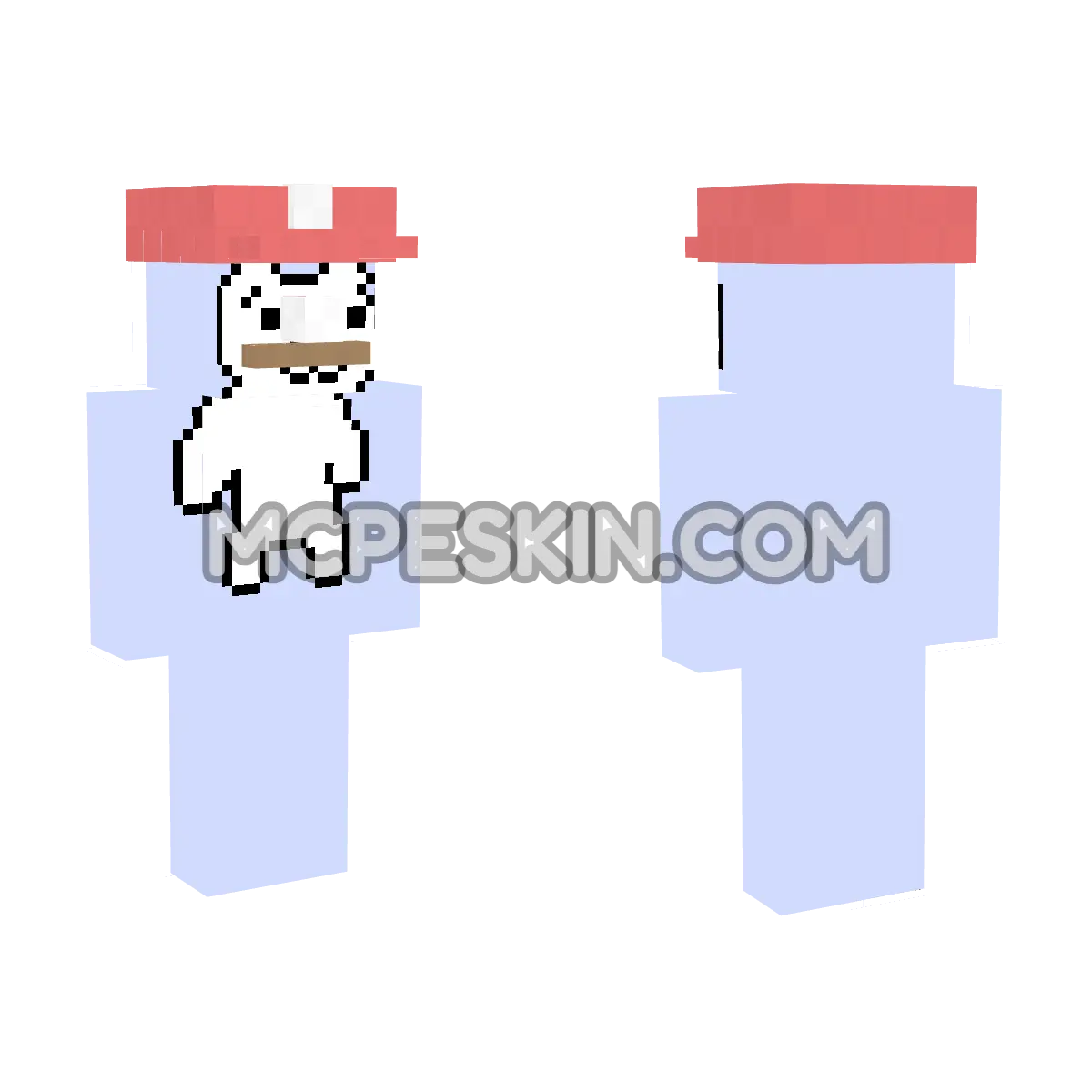 Mario 4 4D Minecraft Bedrock skin