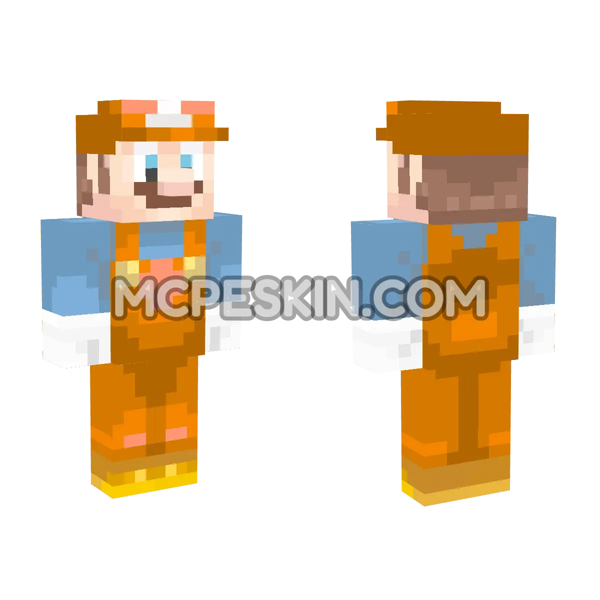 Mario (Classic) 4D Minecraft Bedrock skin