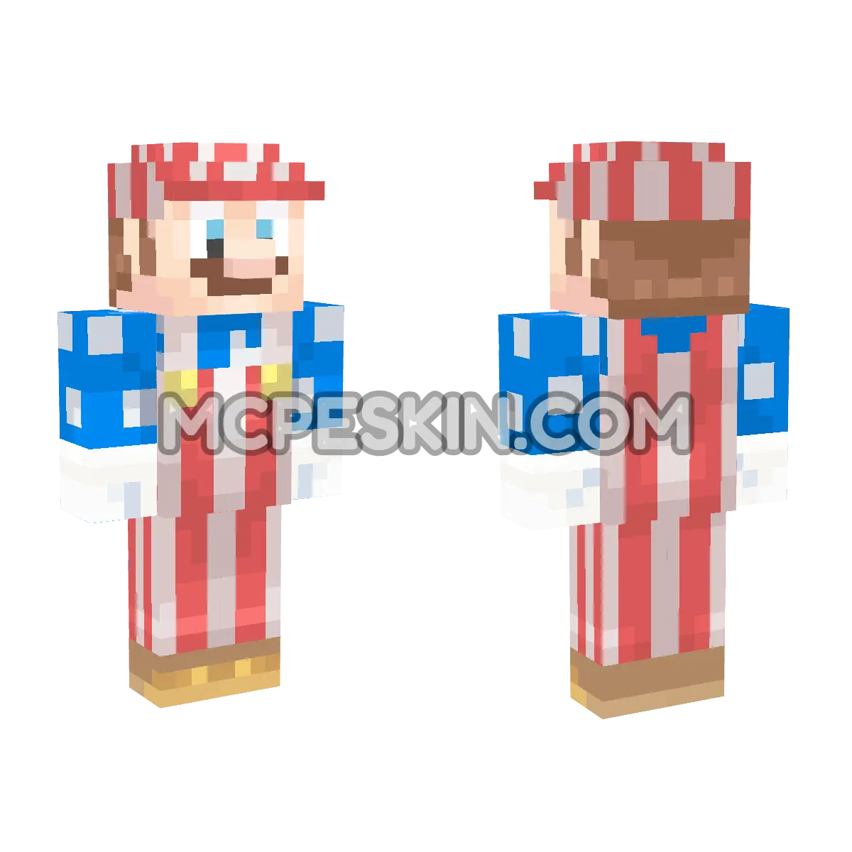 Mario (Golf) 4D Minecraft Bedrock skin