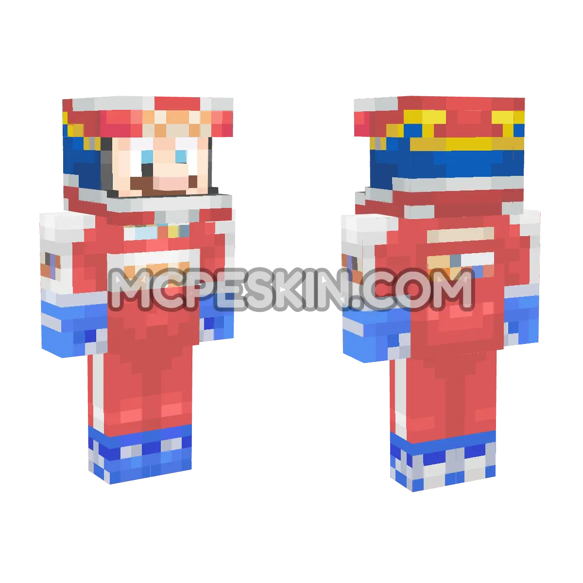 Mario (Racing) 4D Minecraft Bedrock skin