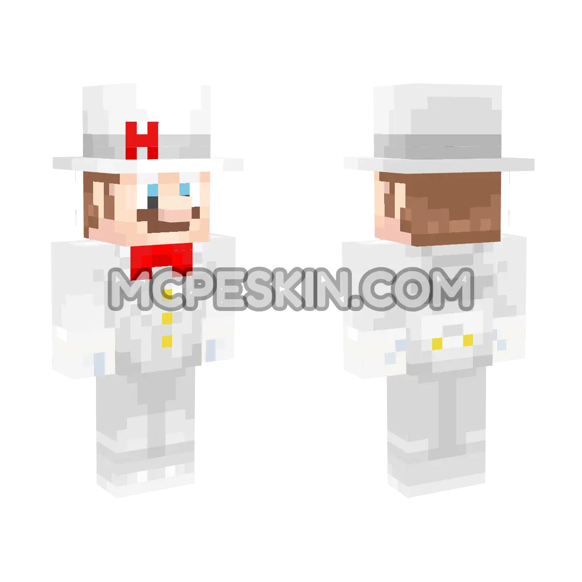 Mario (Tuxedo) 4D Minecraft Bedrock skin