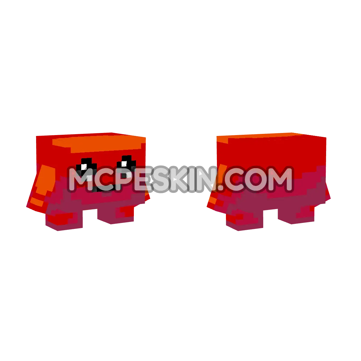 Meat Boy 4D Minecraft Bedrock skin