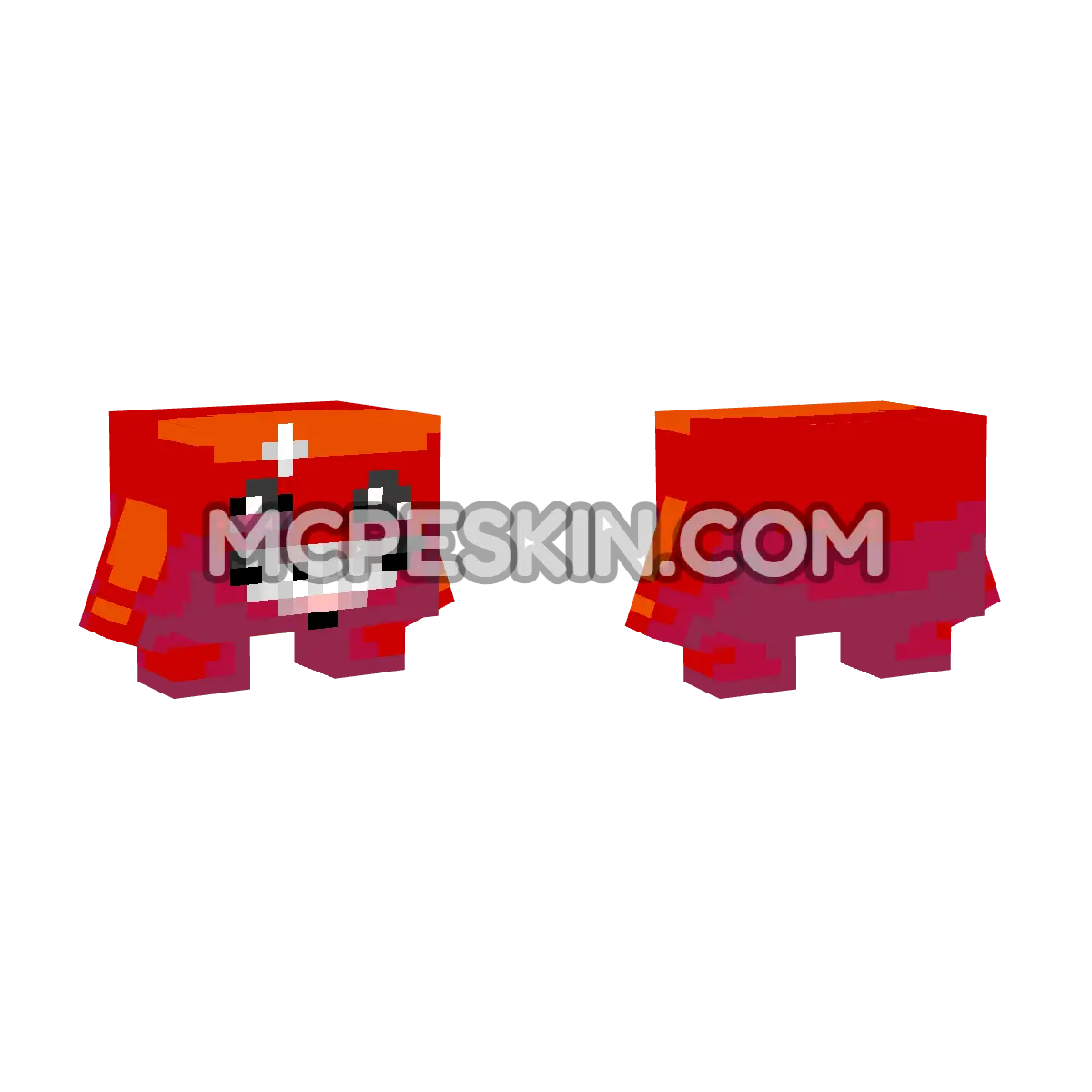 Meat Boy 4D Minecraft Bedrock skin
