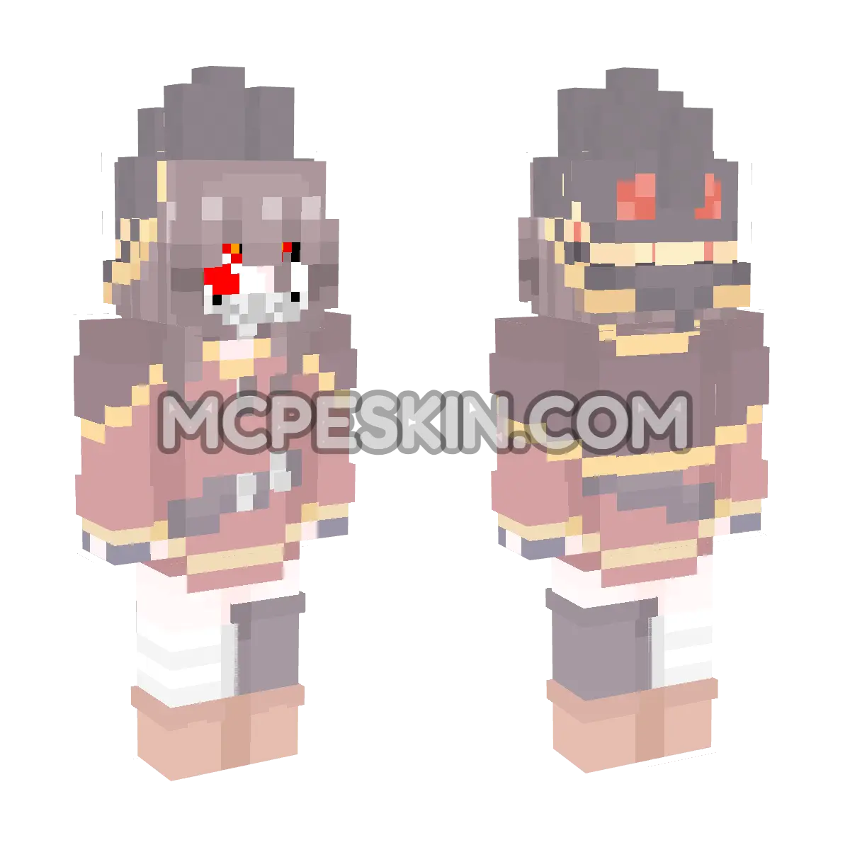 Megumi 8 4D Minecraft Bedrock skin