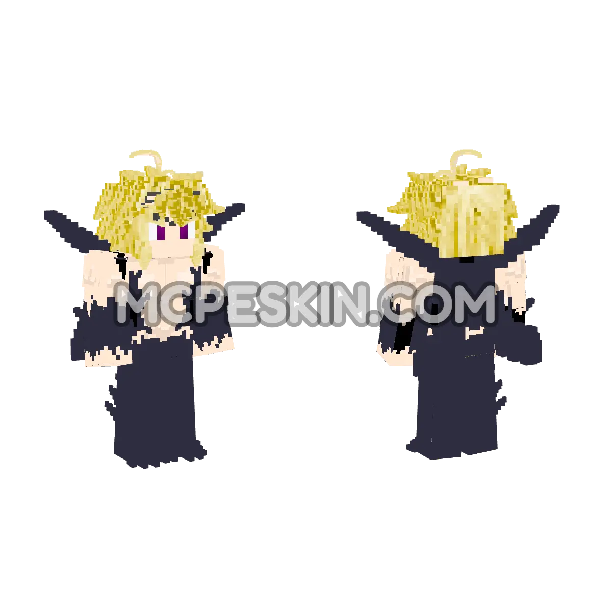 Meliodas modo asalto 4D Minecraft Bedrock skin
