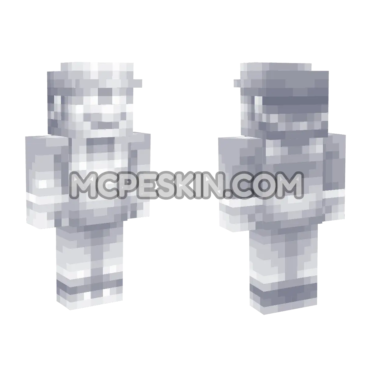 Metal Mario 4D Minecraft Bedrock skin