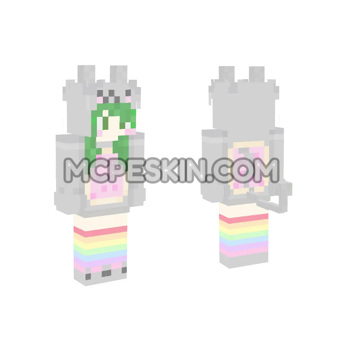 Mew 9 4D Minecraft Bedrock skin