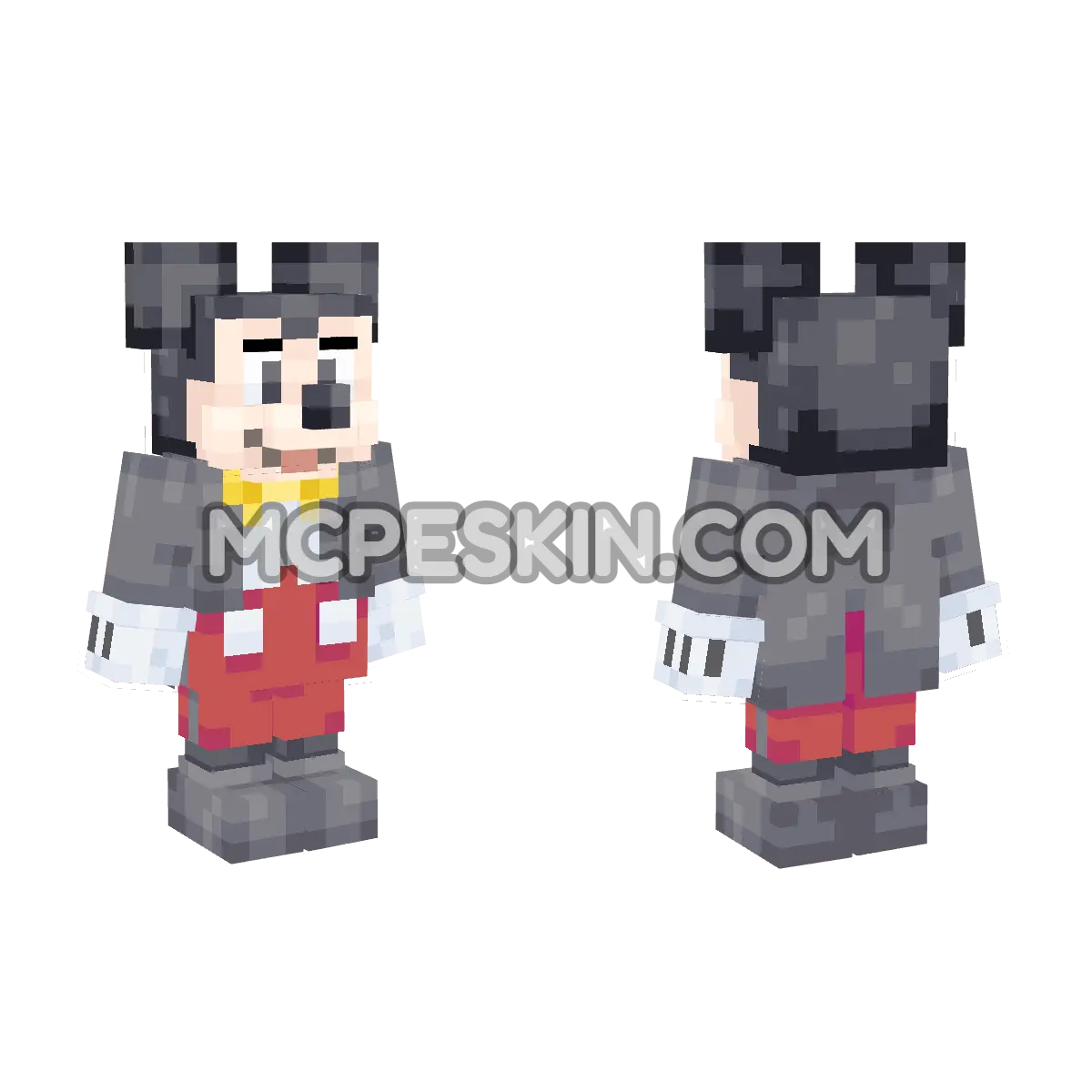miki 4D Minecraft Bedrock skin