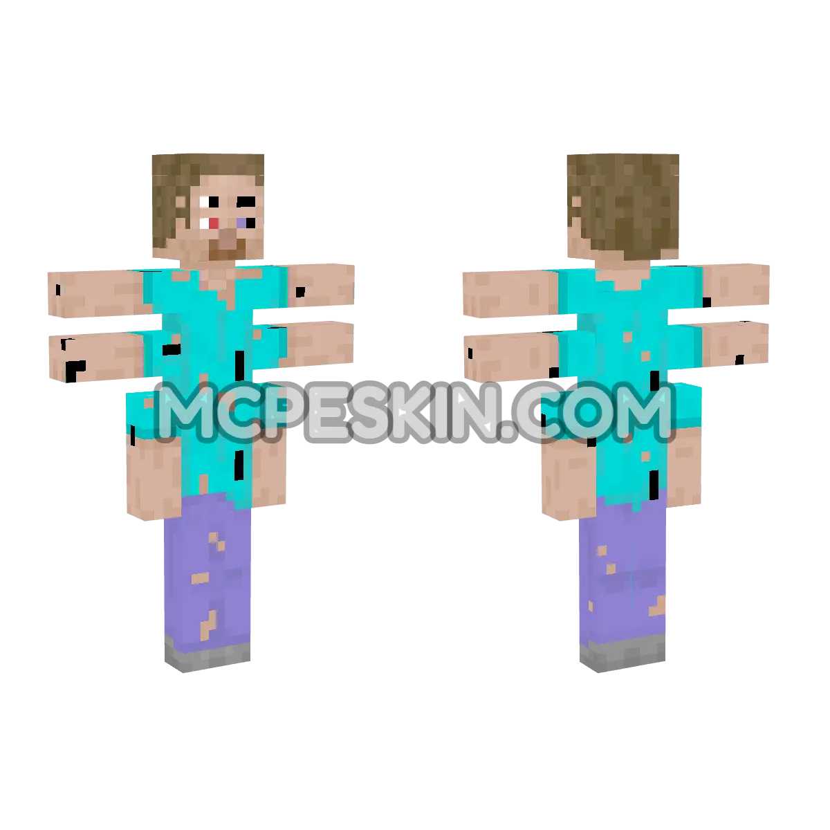 Minecraft Creepypasta: That Thing 4D Minecraft Bedrock skin