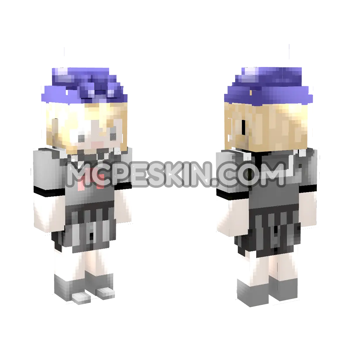 Misaki 4D Minecraft Bedrock skin