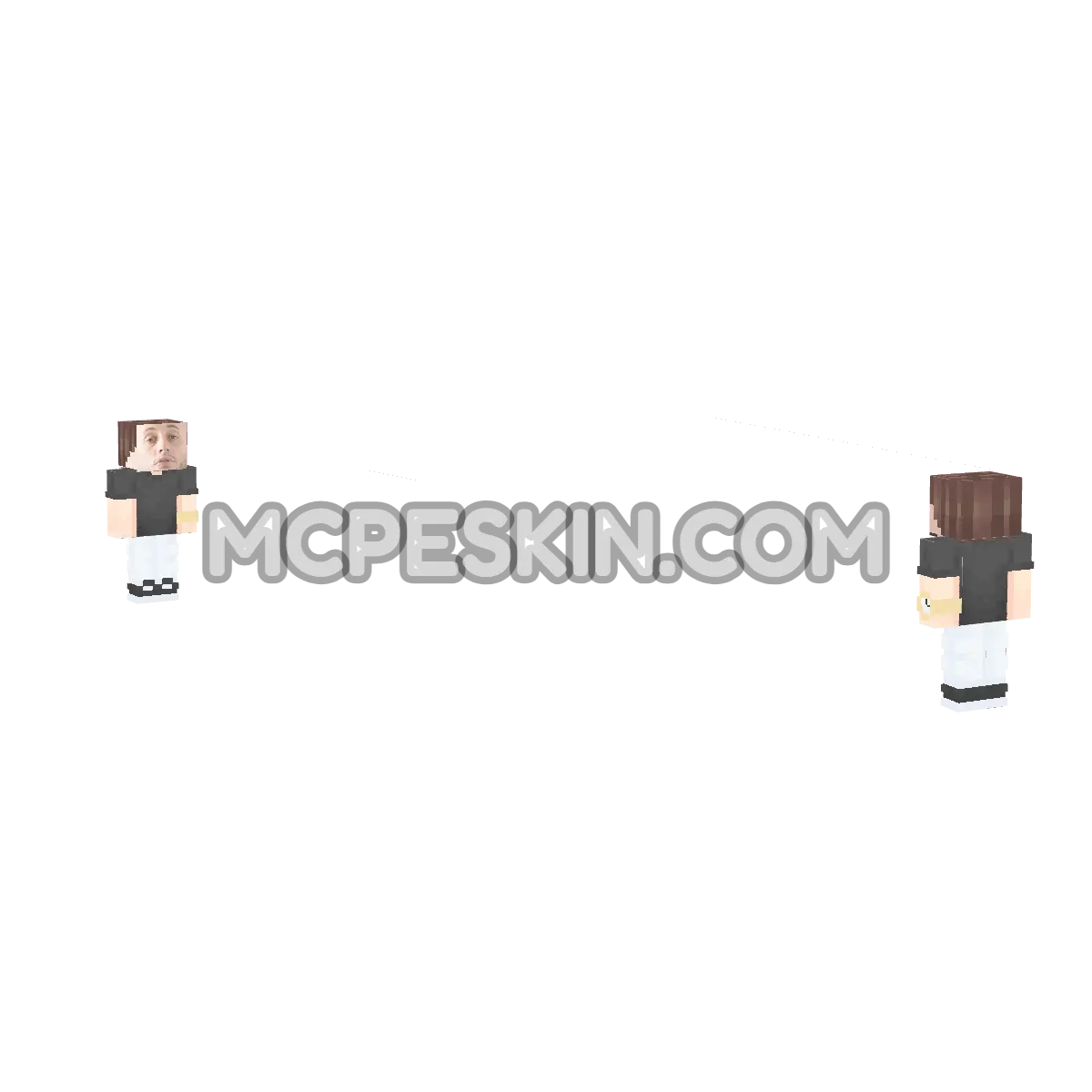 momo 4D Minecraft Bedrock skin