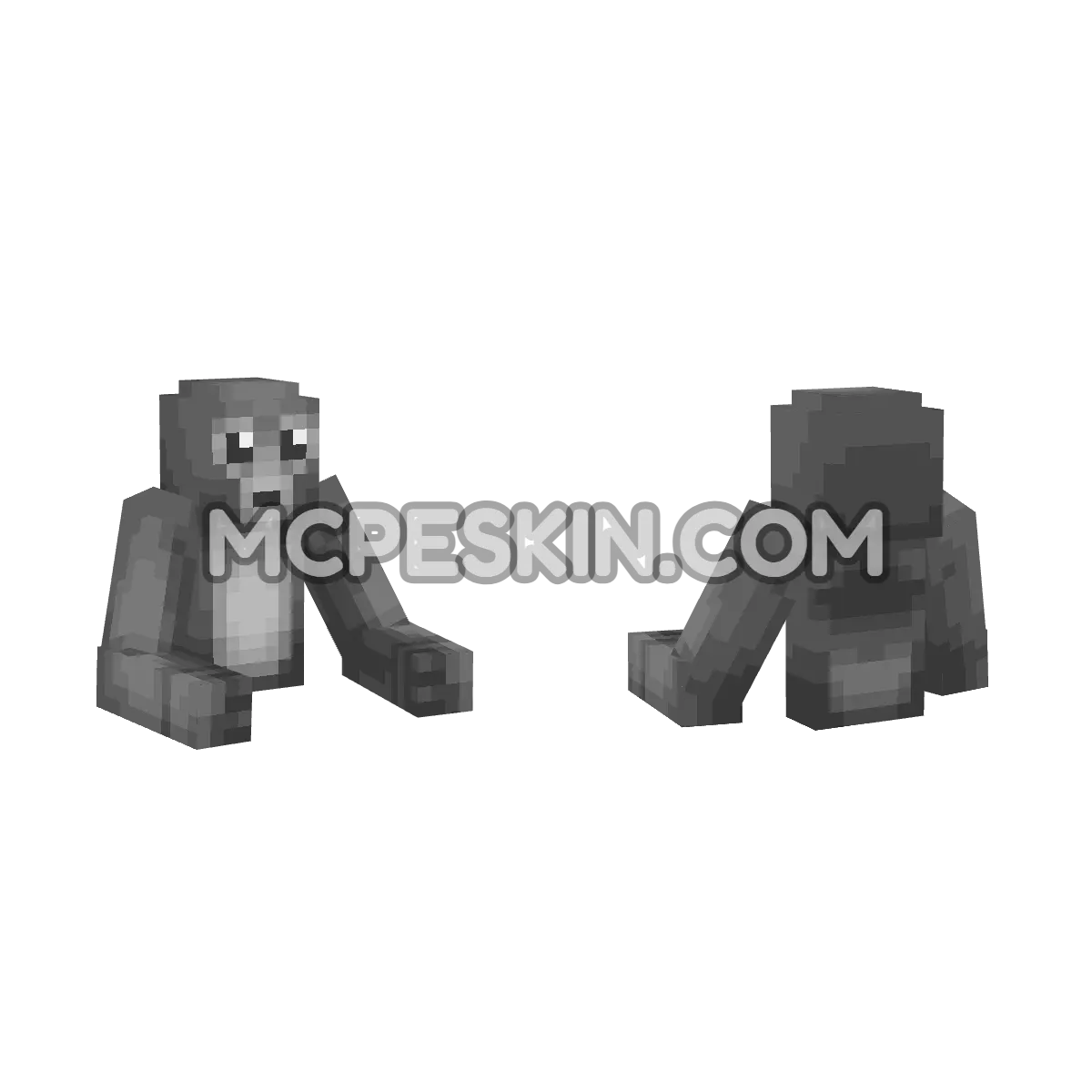 Monke 4D Minecraft Bedrock skin