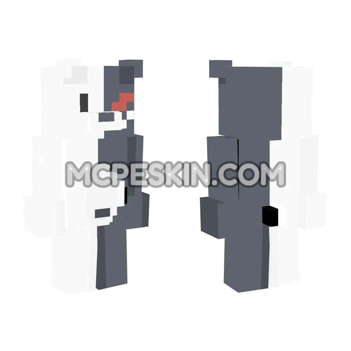 Monokuma 4D Minecraft Bedrock skin