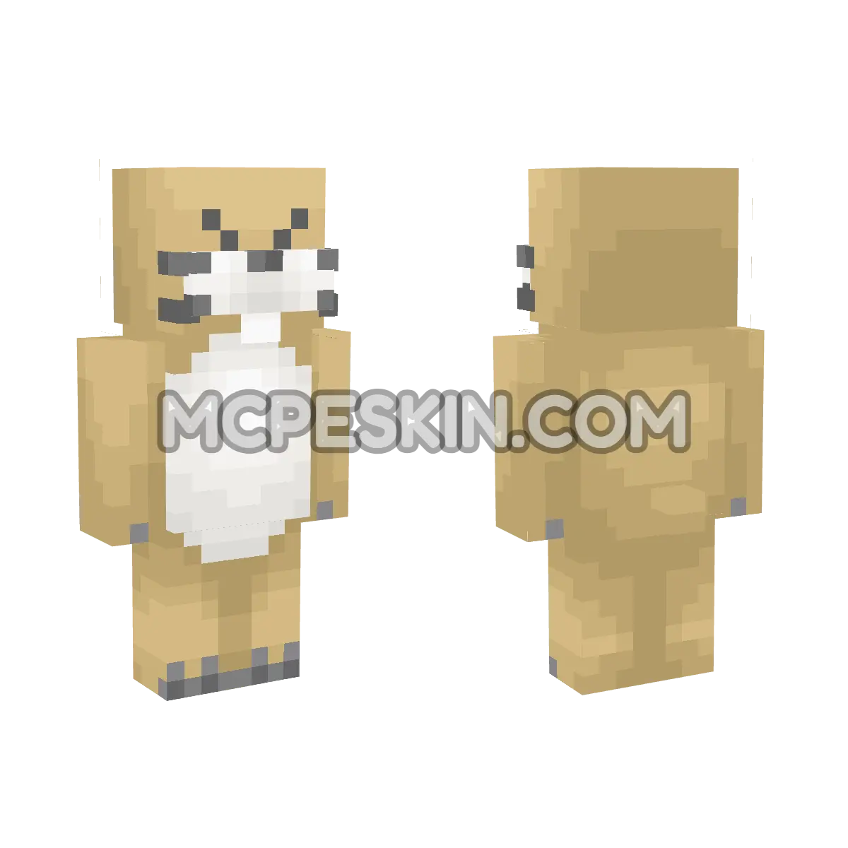 Monty Mole 4D Minecraft Bedrock skin