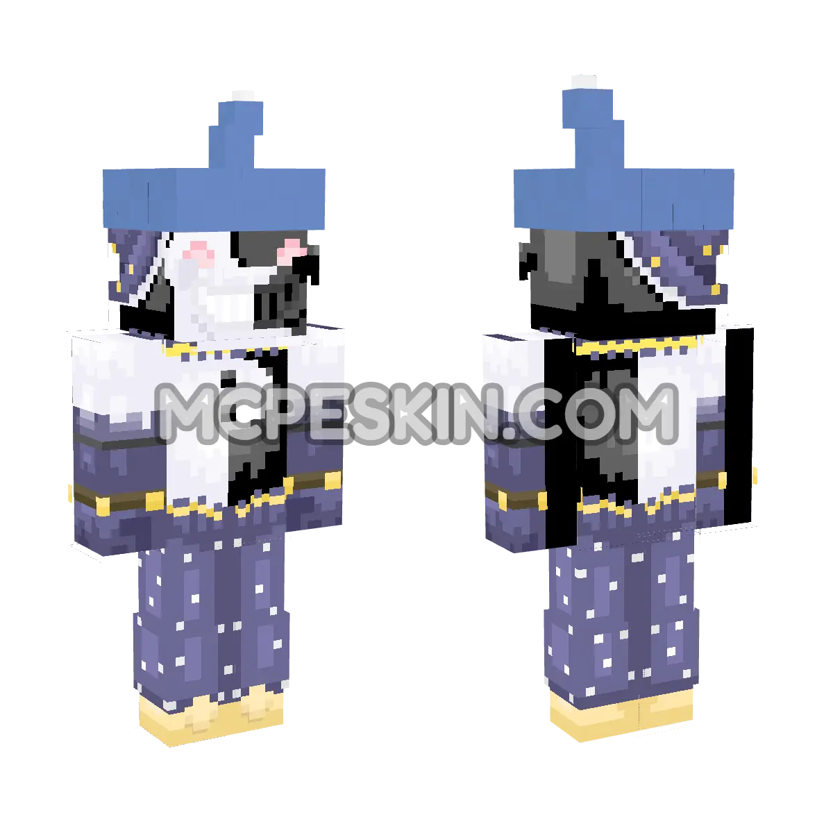 Moon 7 4D Minecraft Bedrock skin