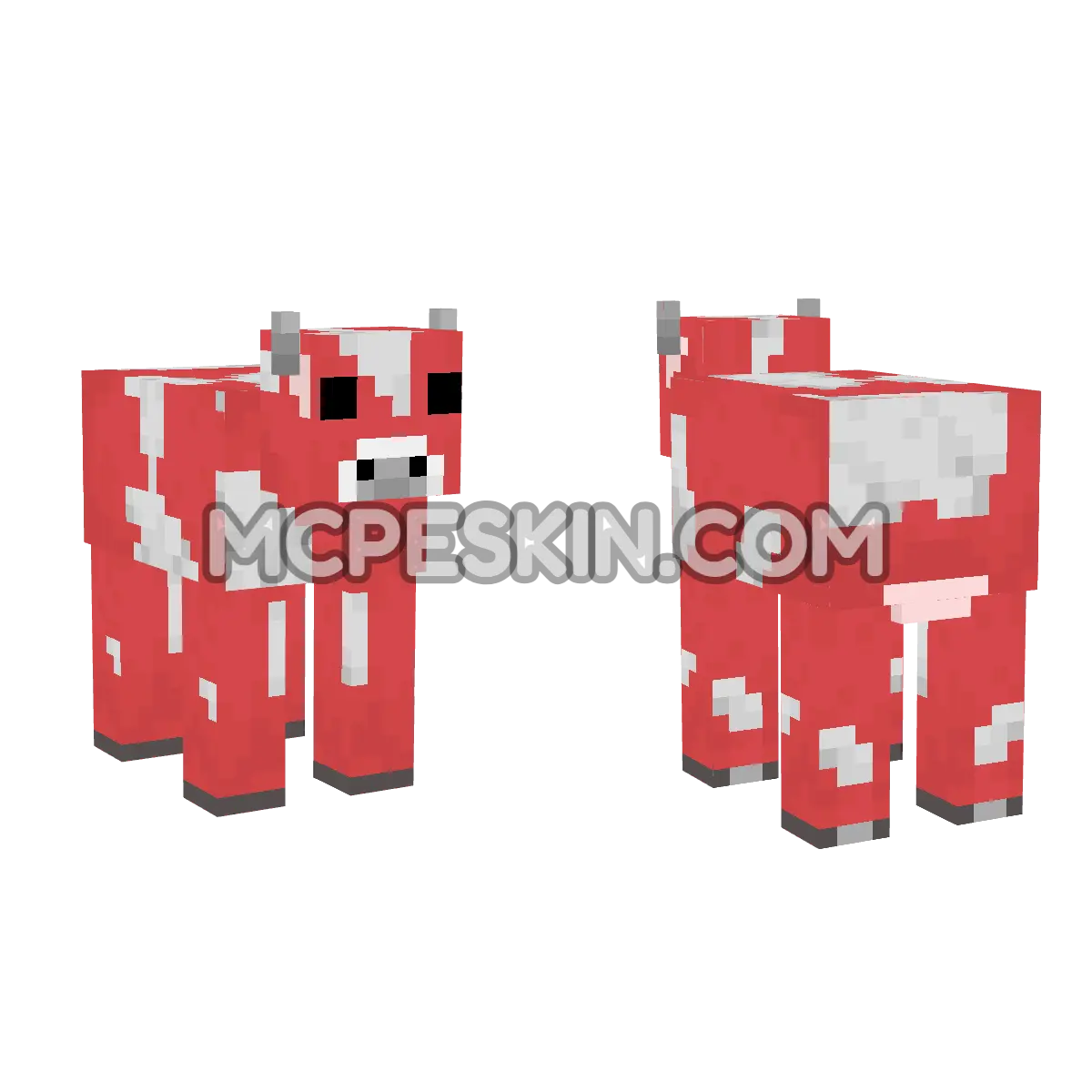 Mooshroom 4D Minecraft Bedrock skin