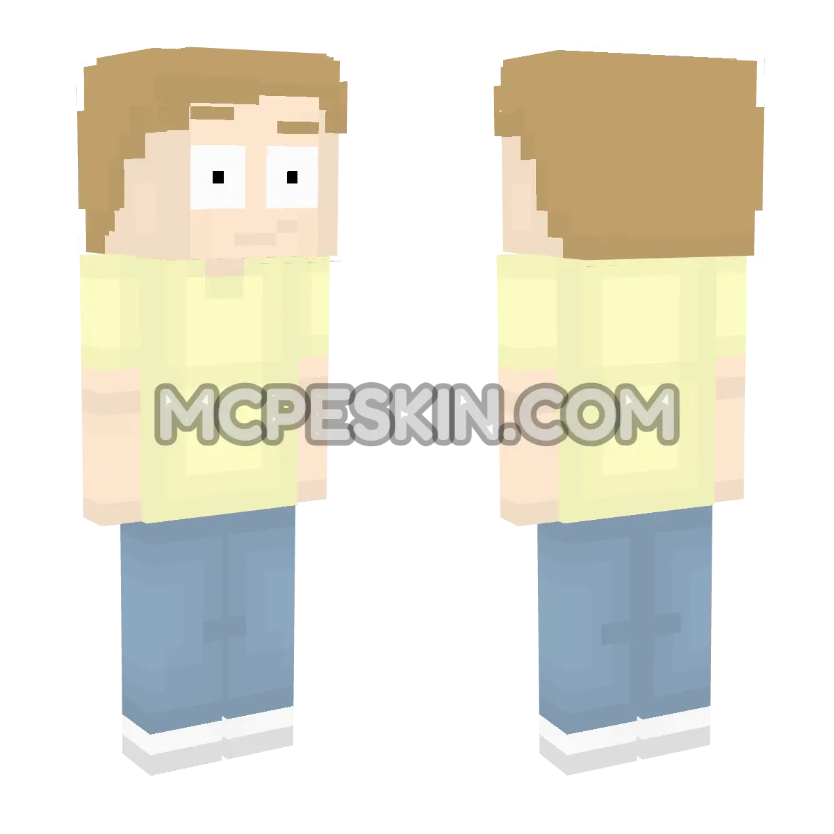 morty 4D Minecraft Bedrock skin