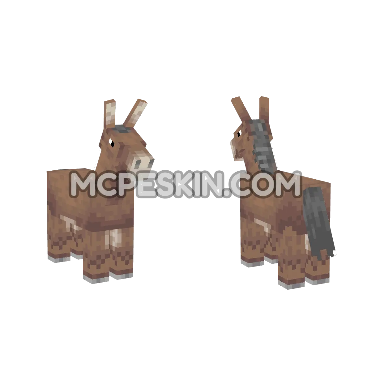 Mule 4D Minecraft Bedrock skin