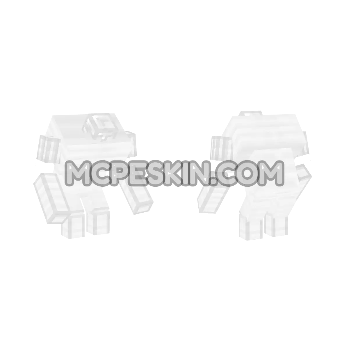 Mutant Iron Armor 4D Minecraft Bedrock skin