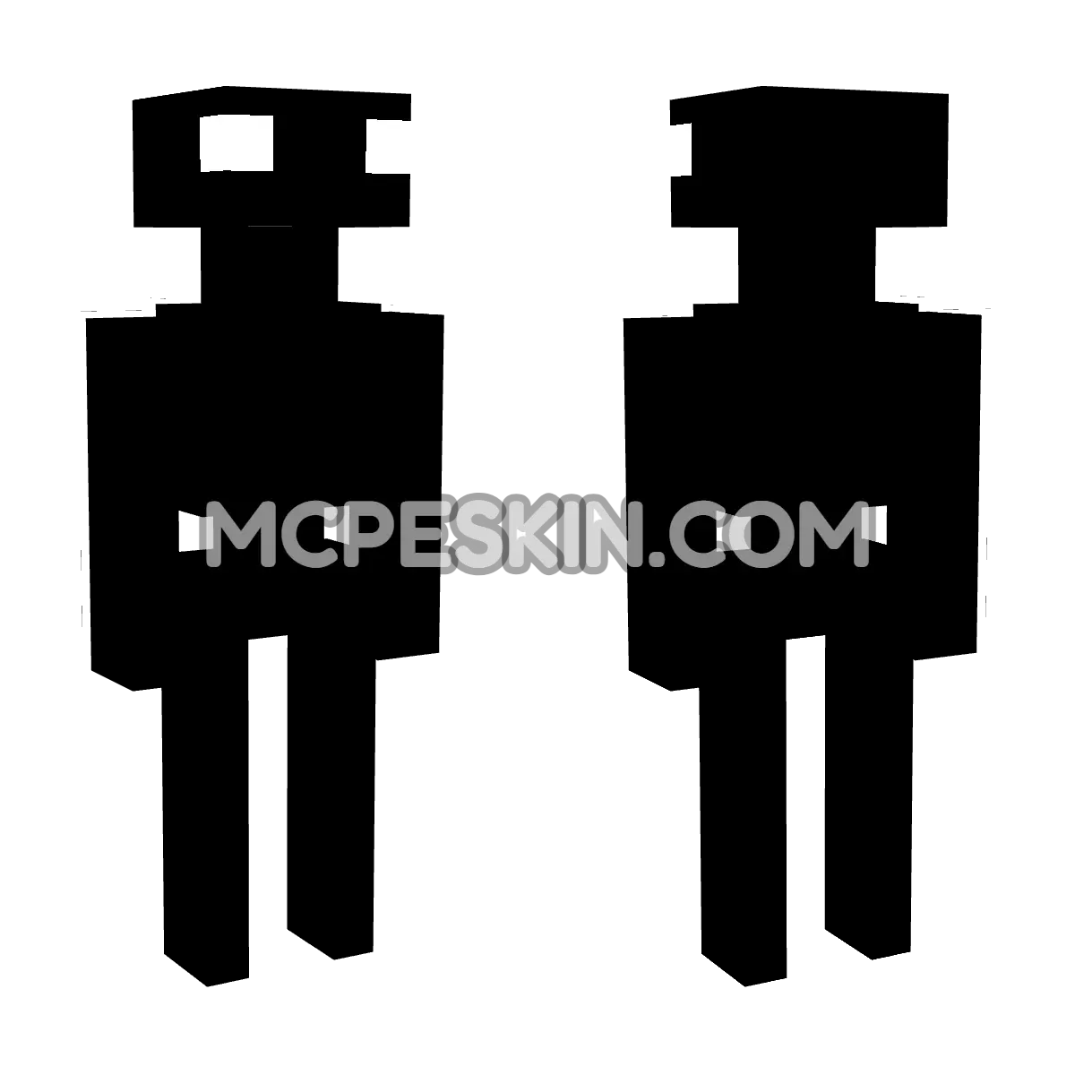 Mystery 4D Minecraft Bedrock skin