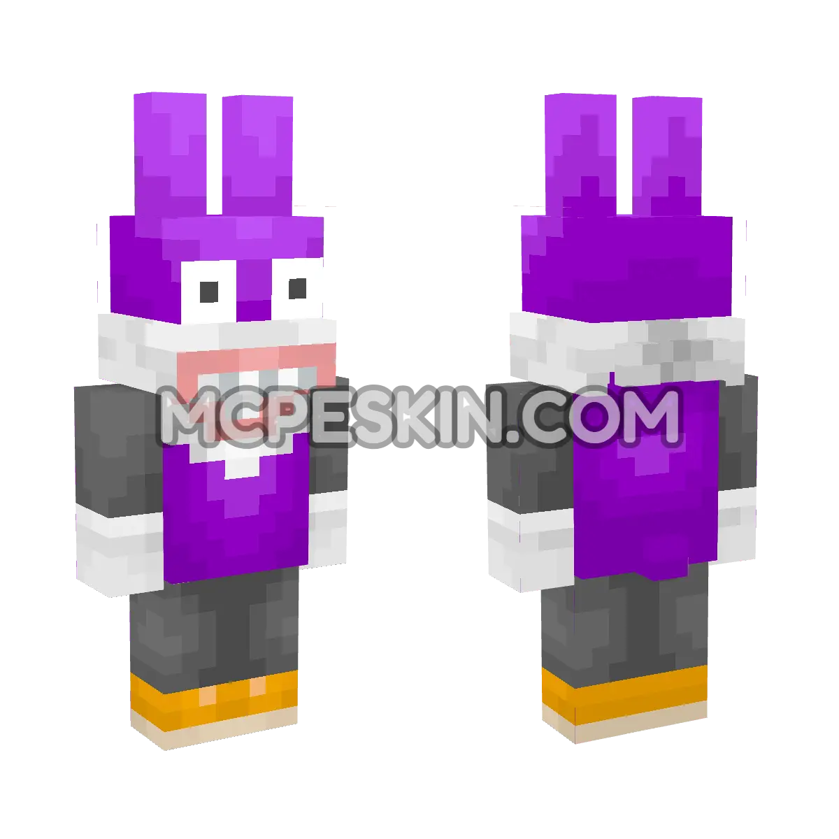 Nabbit 4D Minecraft Bedrock skin