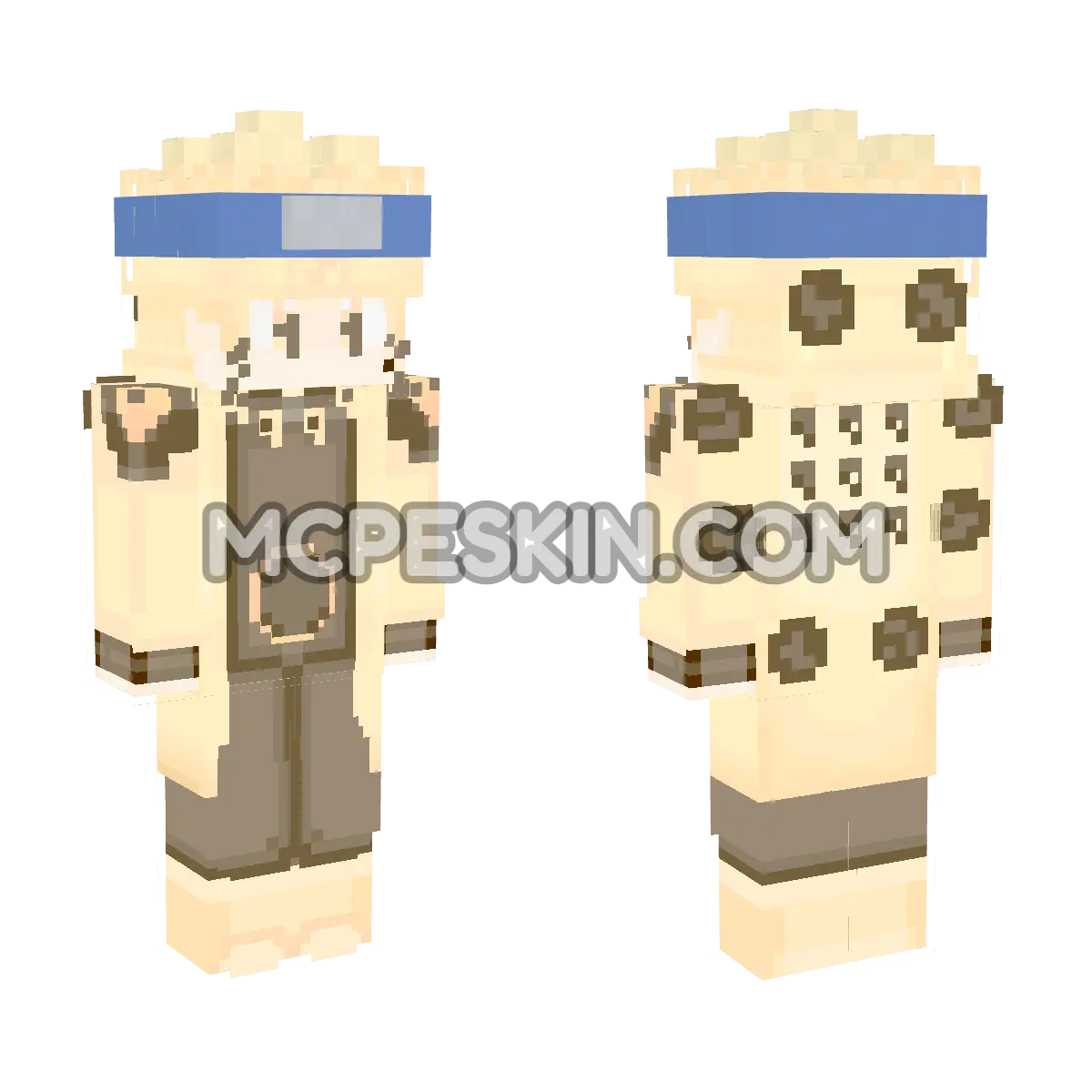 Naruto 11 4D Minecraft Bedrock skin