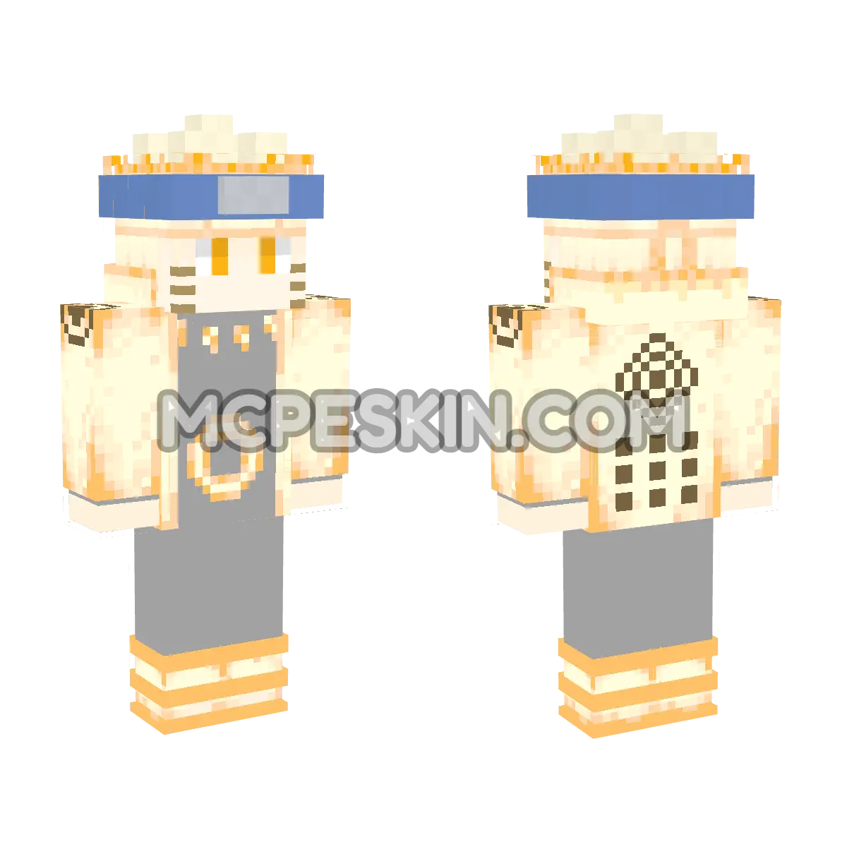 Naruto 12 4D Minecraft Bedrock skin