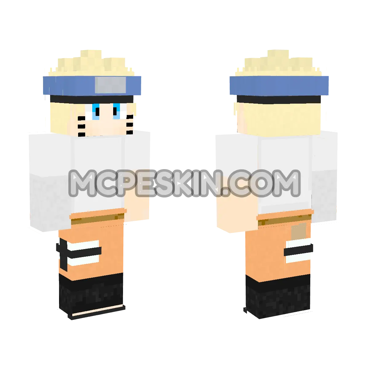Naruto 14 4D Minecraft Bedrock skin