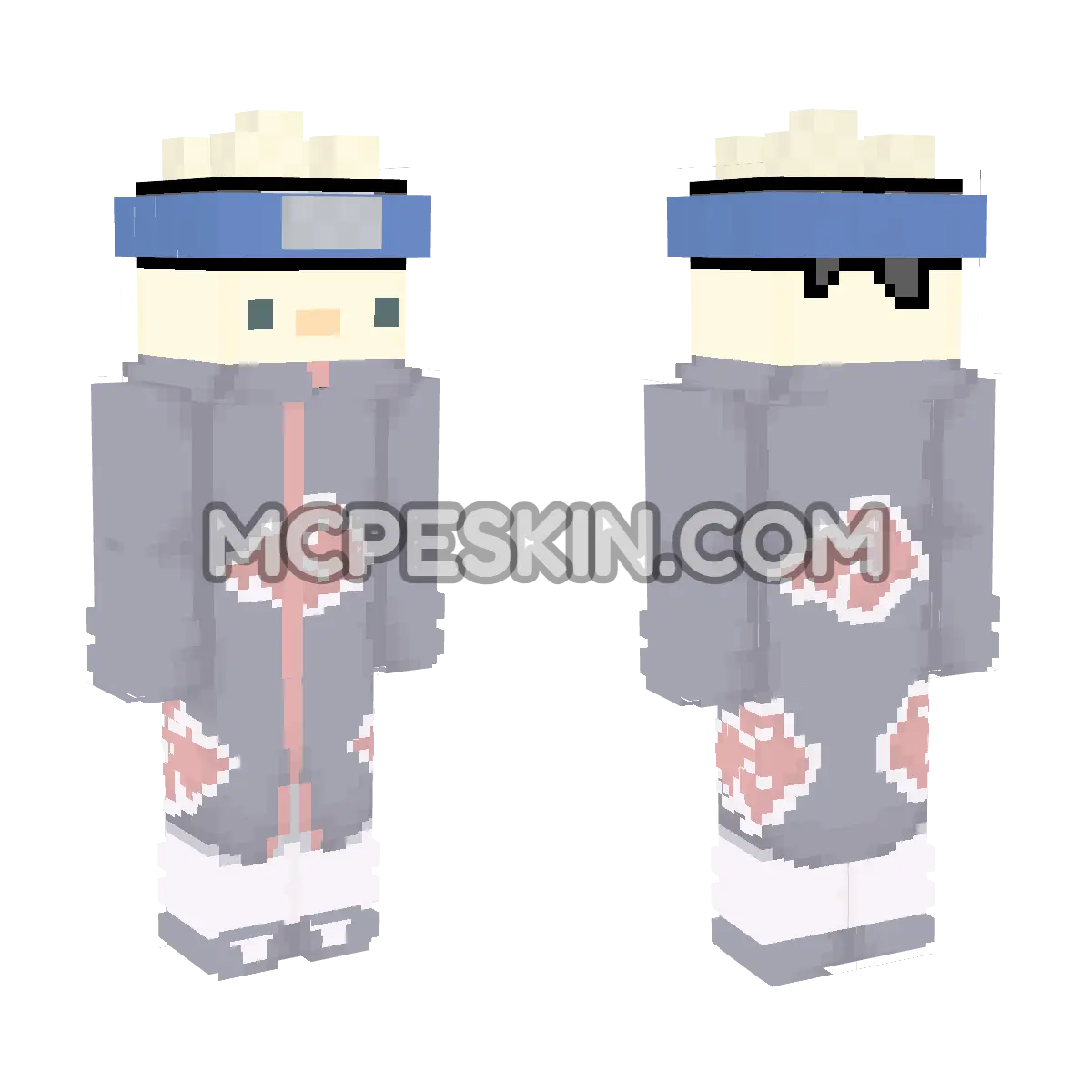 Naruto 2 4D Minecraft Bedrock skin