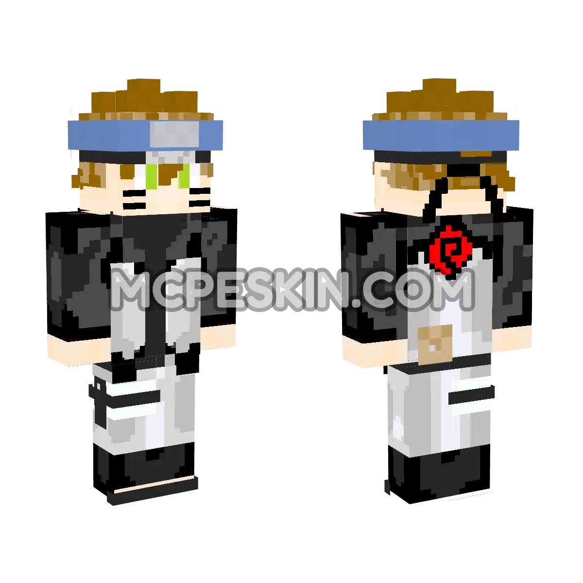 Naruto 24 4D Minecraft Bedrock skin