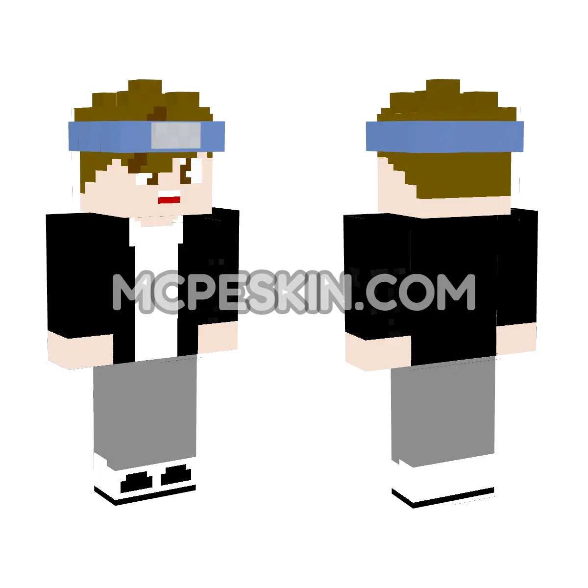 Naruto 6 4D Minecraft Bedrock skin
