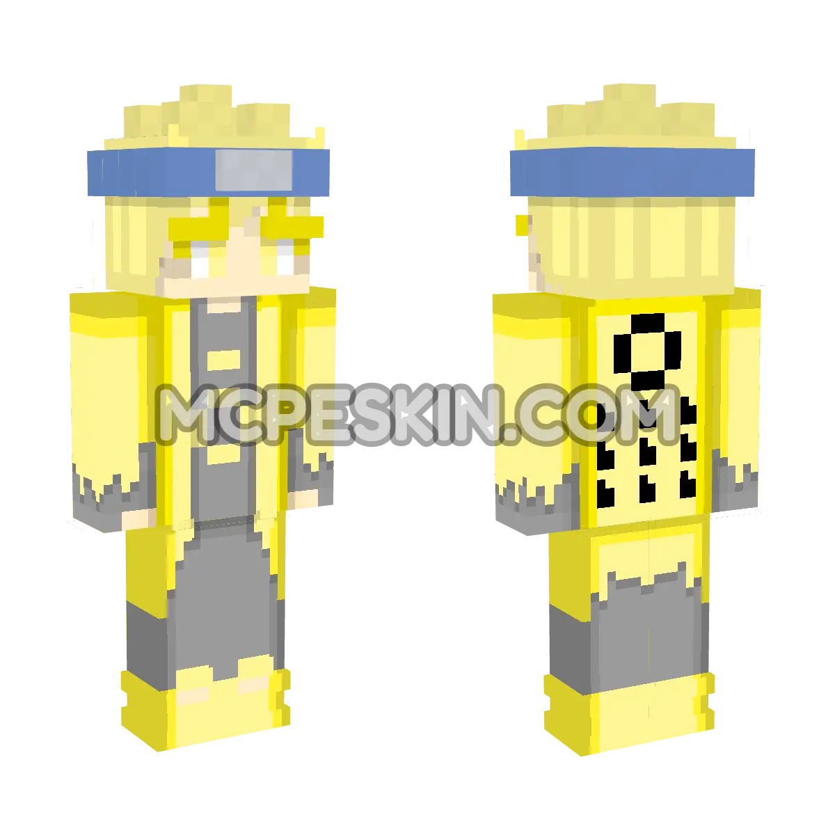 Naruto 8 4D Minecraft Bedrock skin