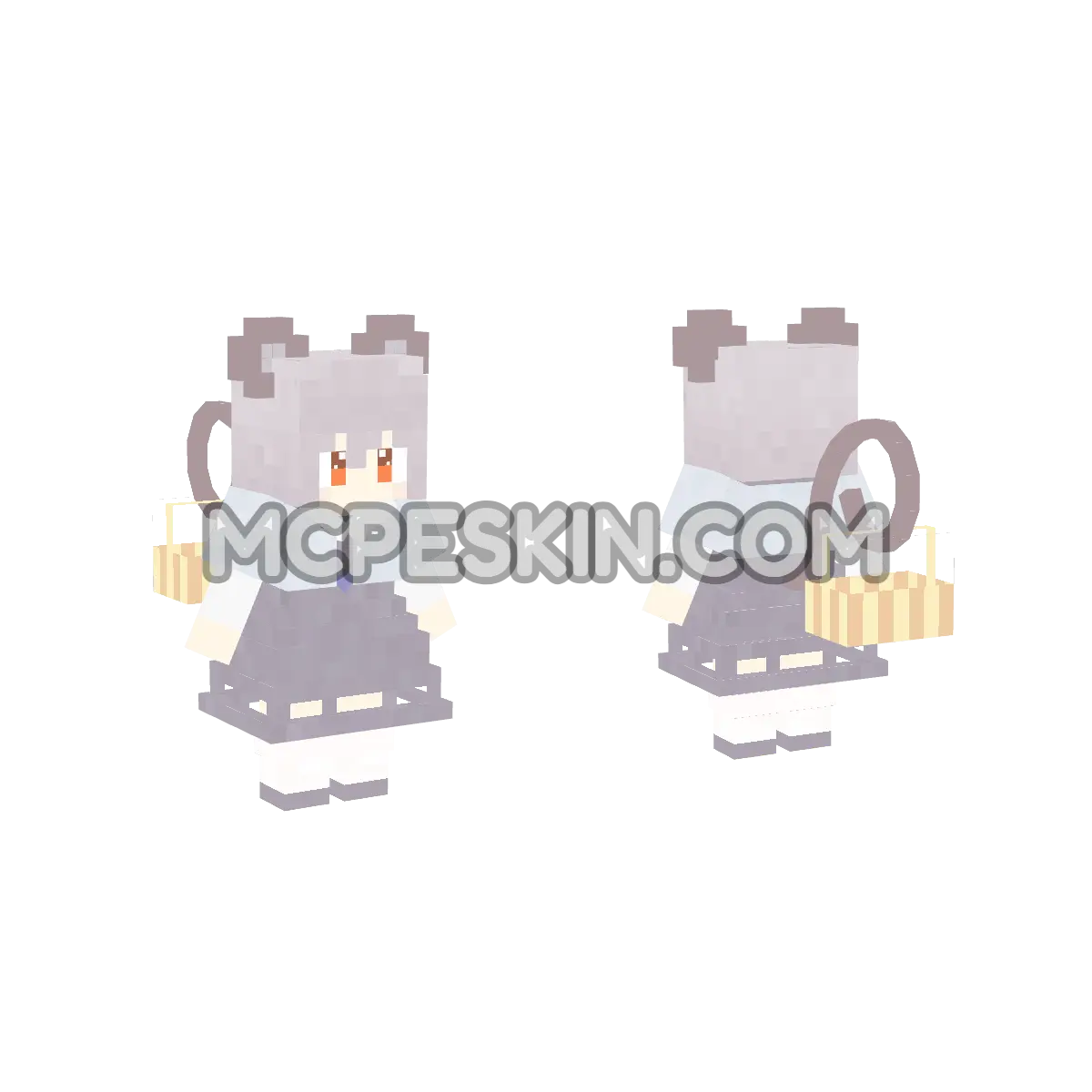 Nazrin 4D Minecraft Bedrock skin