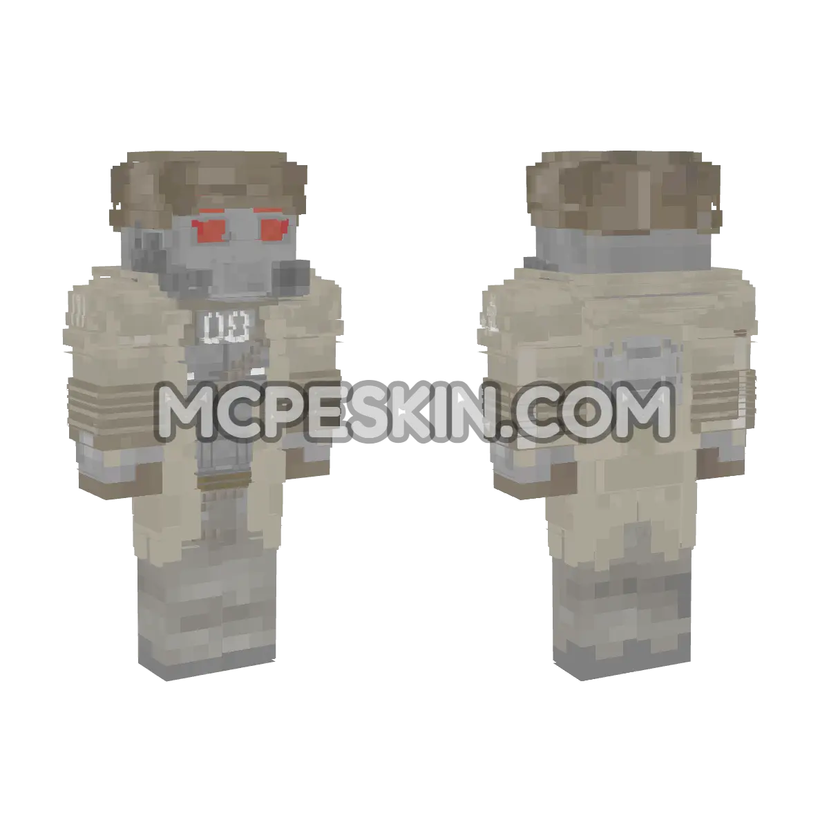 NCR Ranger 4D Minecraft Bedrock skin