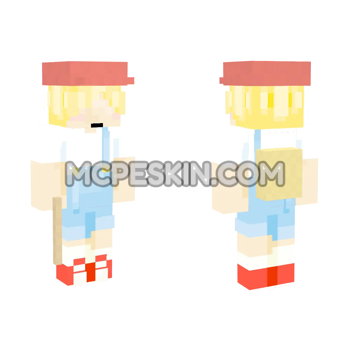 Ness 16 4D Minecraft Bedrock skin