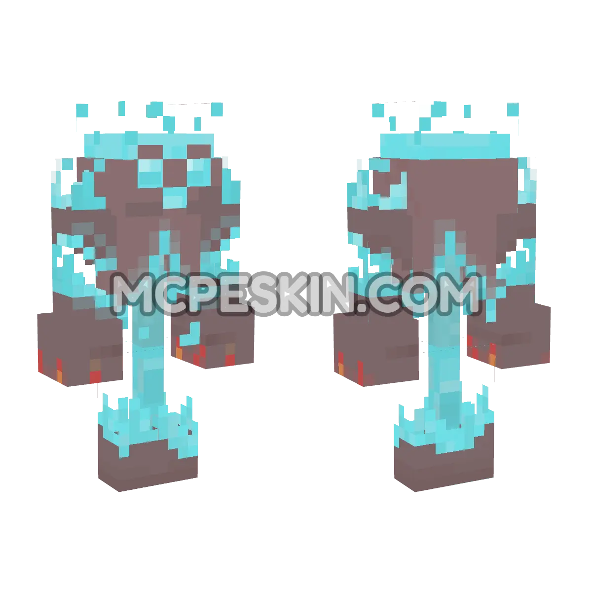 Nether 4D Minecraft Bedrock skin