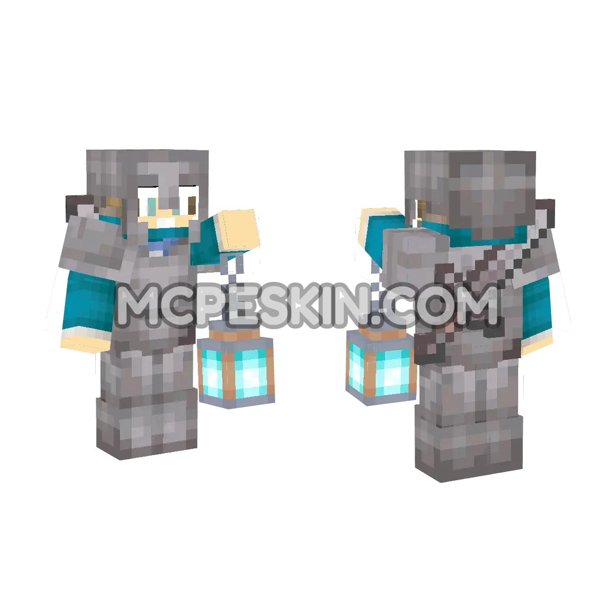Netherite 4D Minecraft Bedrock skin