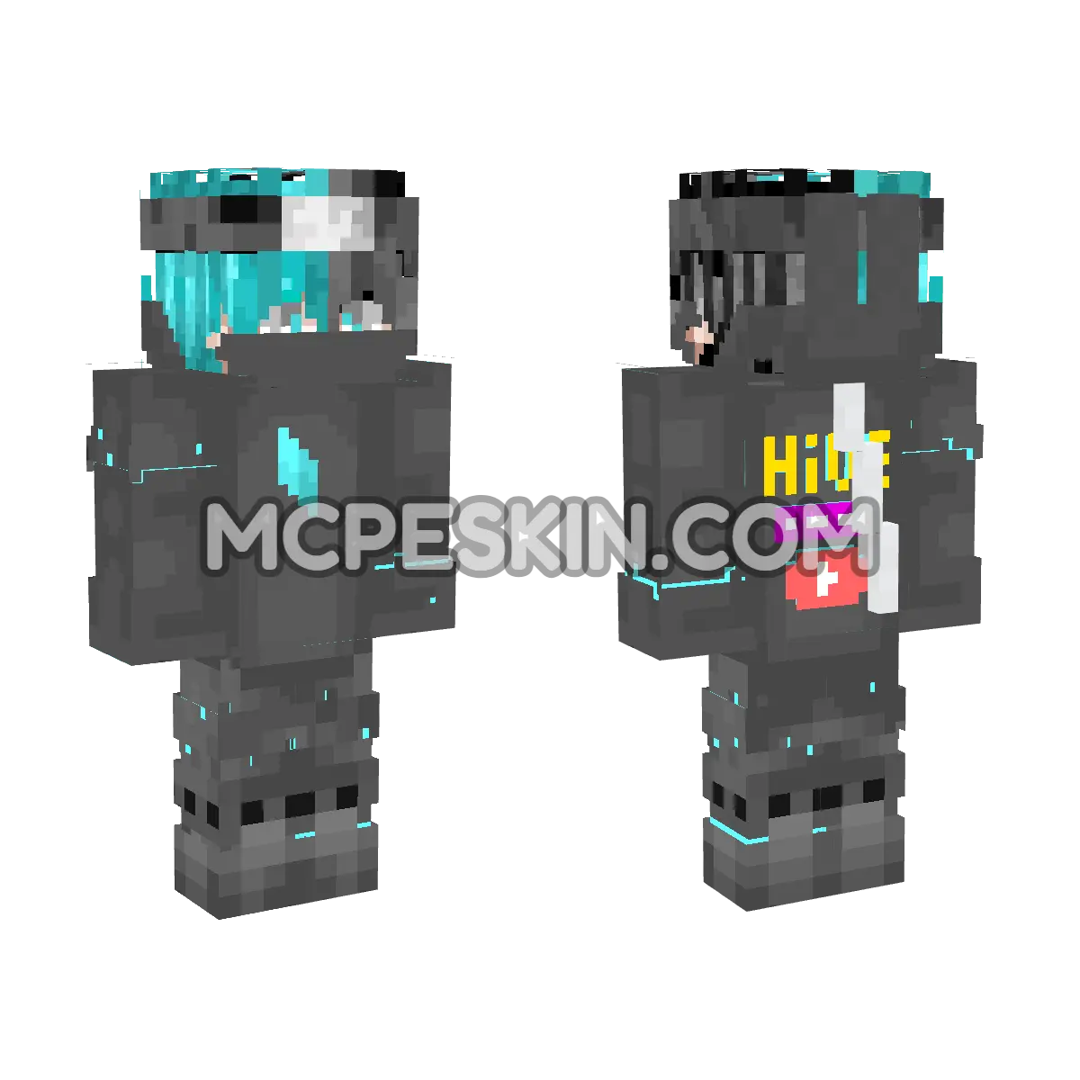 Ninja 4 4D Minecraft Bedrock skin