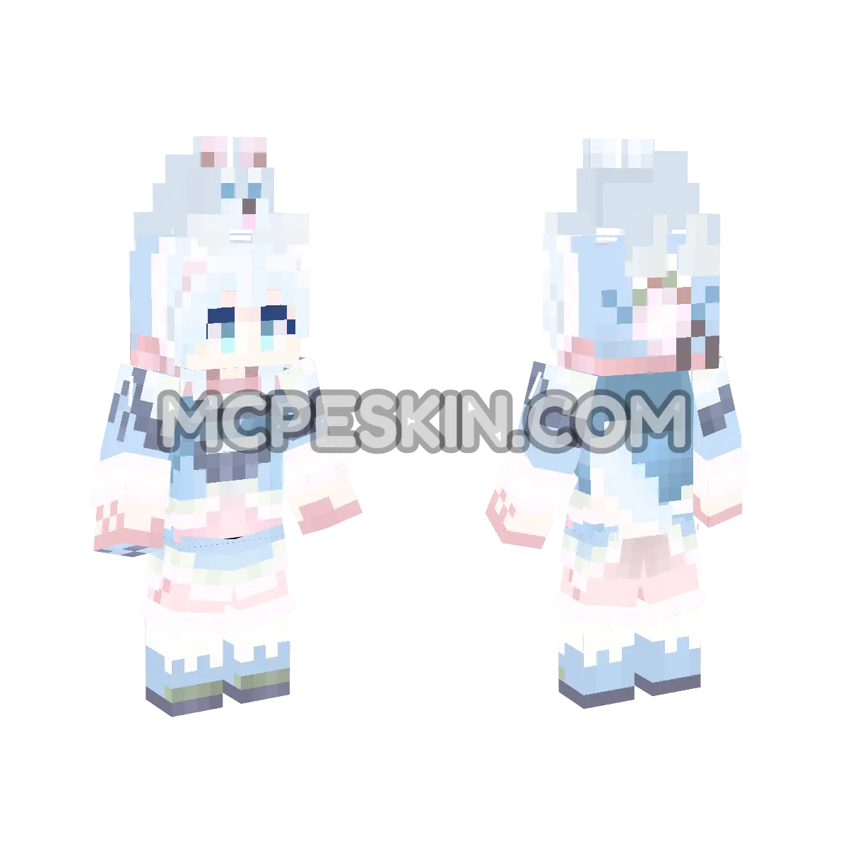 Nose 4D Minecraft Bedrock skin