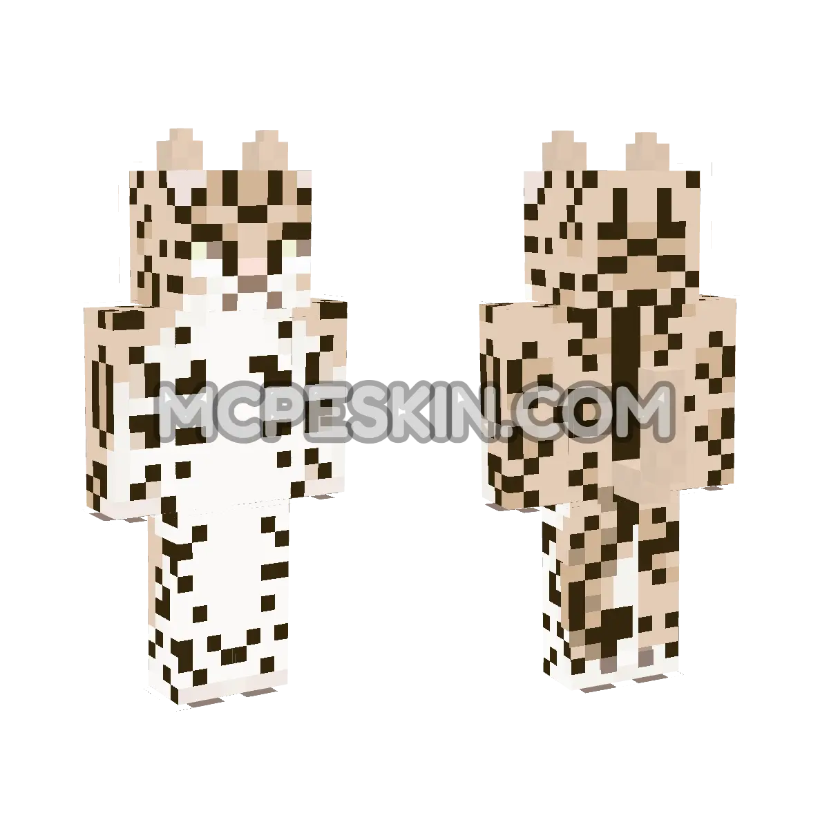 Ocelot 5 4D Minecraft Bedrock skin