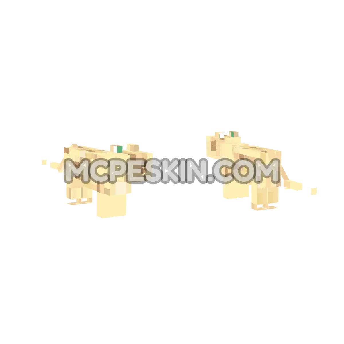 ocelot 4D Minecraft Bedrock skin
